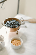 Load image into Gallery viewer, footed copper berry colander
