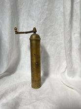 Load image into Gallery viewer, vintage brass pepper mill
