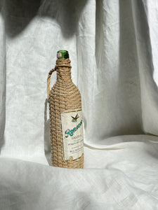 decorative wicker bottle