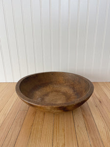wooden dough bowl